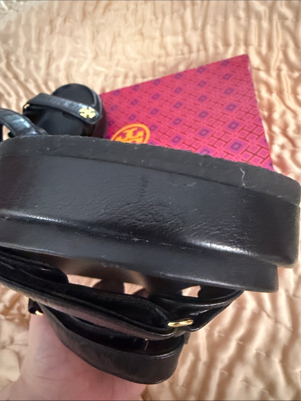 Tory Burch Kira Sport Sandals in Perfect Black - Picture 11 of 14